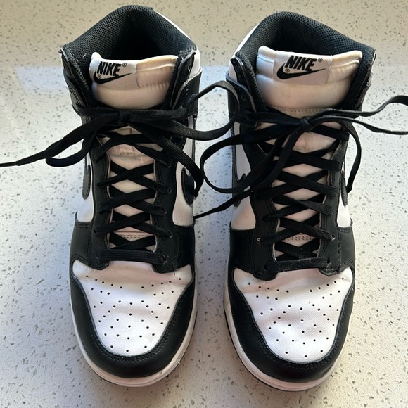 Nike Other - NIKE Dunk High Retro, Black White, Men 7 / Women 8.5.  Style DD1399-105